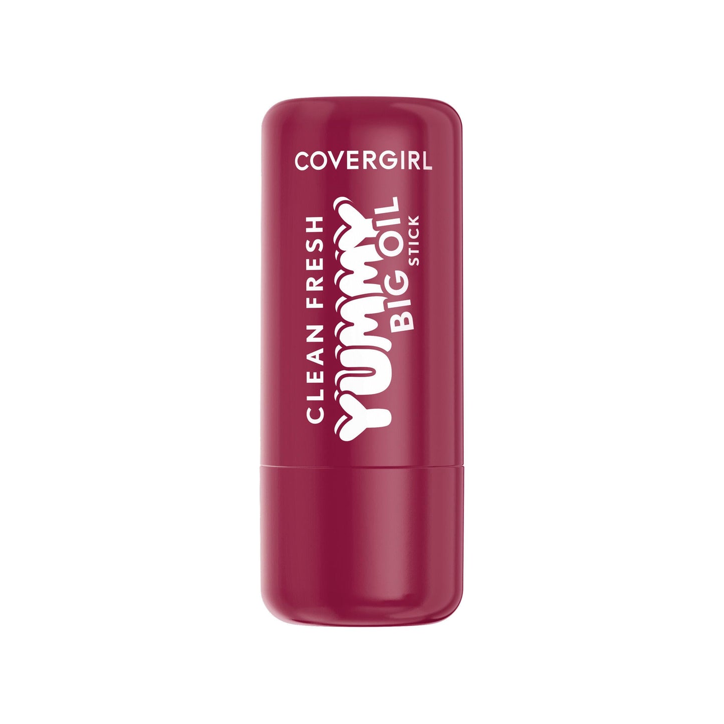 COVERGIRL Clean Fresh Yummy Big Oil Stick, Flavored Lip Oil, Dewy Finish, Non-Greasy - 130 Berry Big Deal (Sheer Rich Berry)