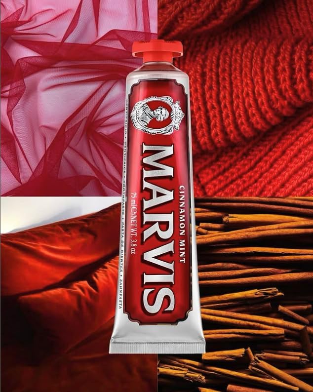 Marvis Cinnamon Mint Luxury Toothpaste - Fresh Breath & Protection