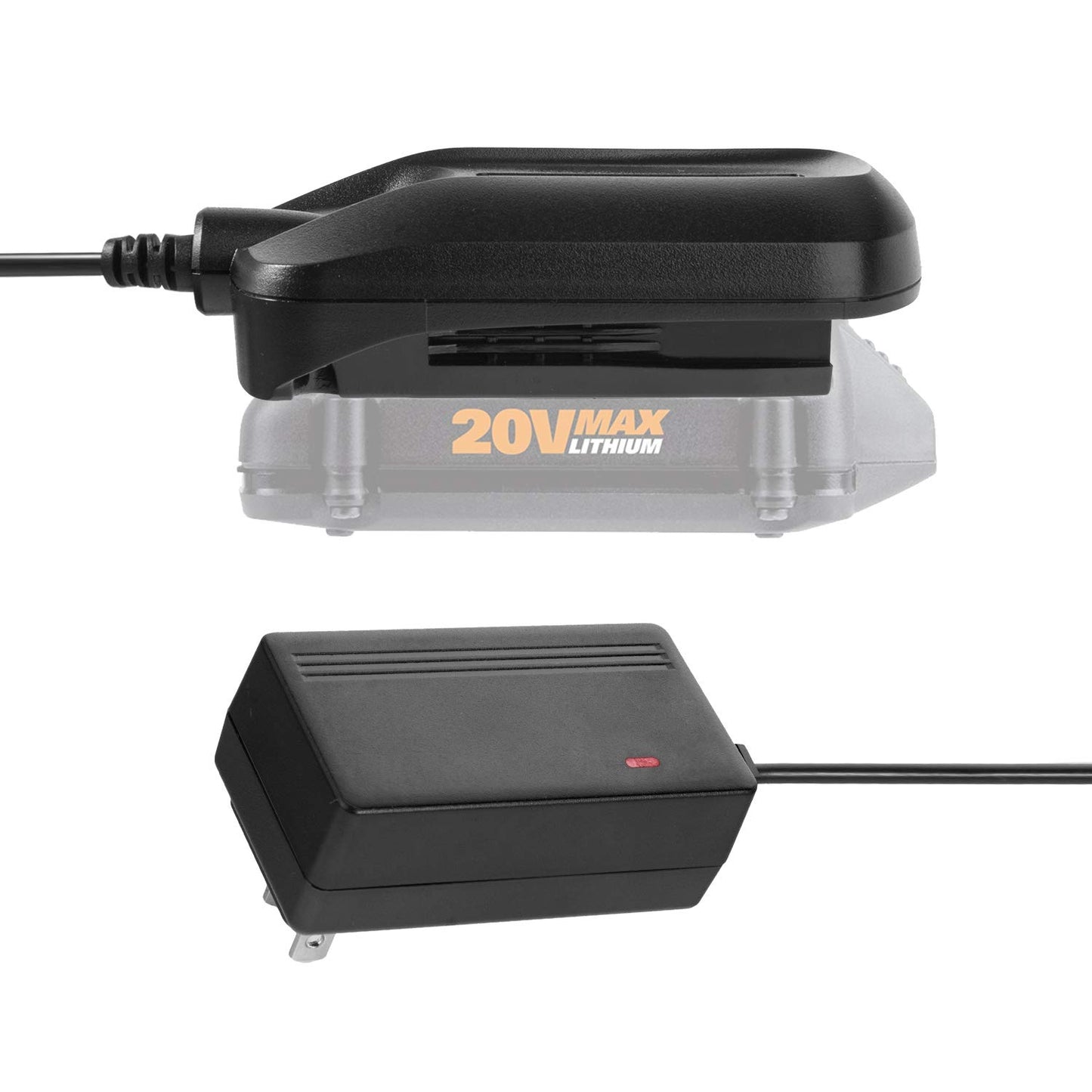 WA3742 Charger for 20V Lithium Battery WA3520 WA3525 WA3578, Cell9102 Replacement Worx Battery Charger 20V WA3732 WA3875 WA3881