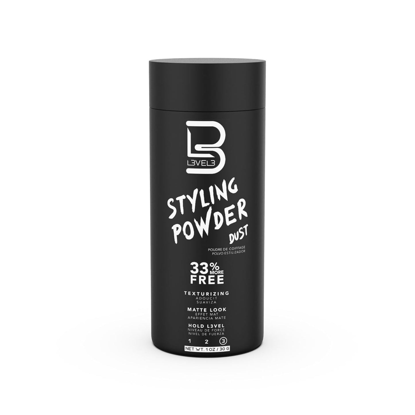 Level 3 Styling Powder for Men - Natural Look, Easy Application, No Greasy Residue | 30g