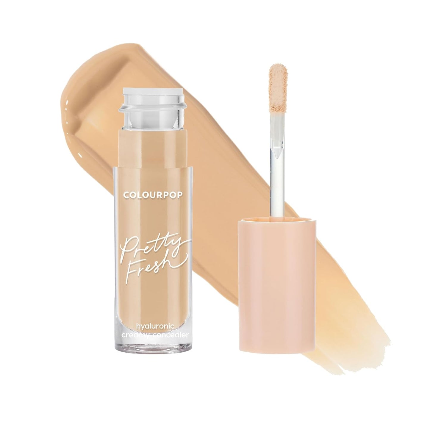 ColourPop Pretty Fresh Creamy Concealer - Full Coverage Hydrating Concealer with Hyaluronic Acid | Light 45W (0.3 oz)