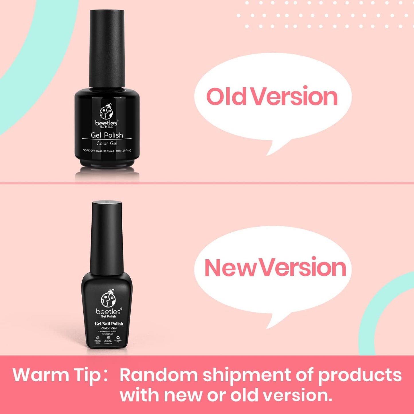 Beetles Fall Gel Nail Polish Set, 6 Colors Shimmer Gel Nail Polish