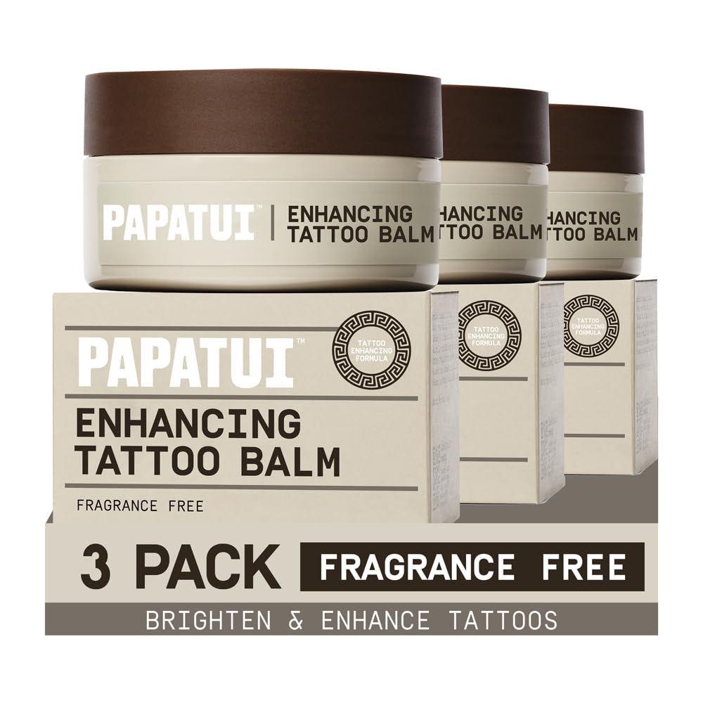 Enhancing Tattoo Balm - Revitalize & Protect Tattoos | Instant Hydration, Fast Absorption | Fragrance-Free, 2oz
