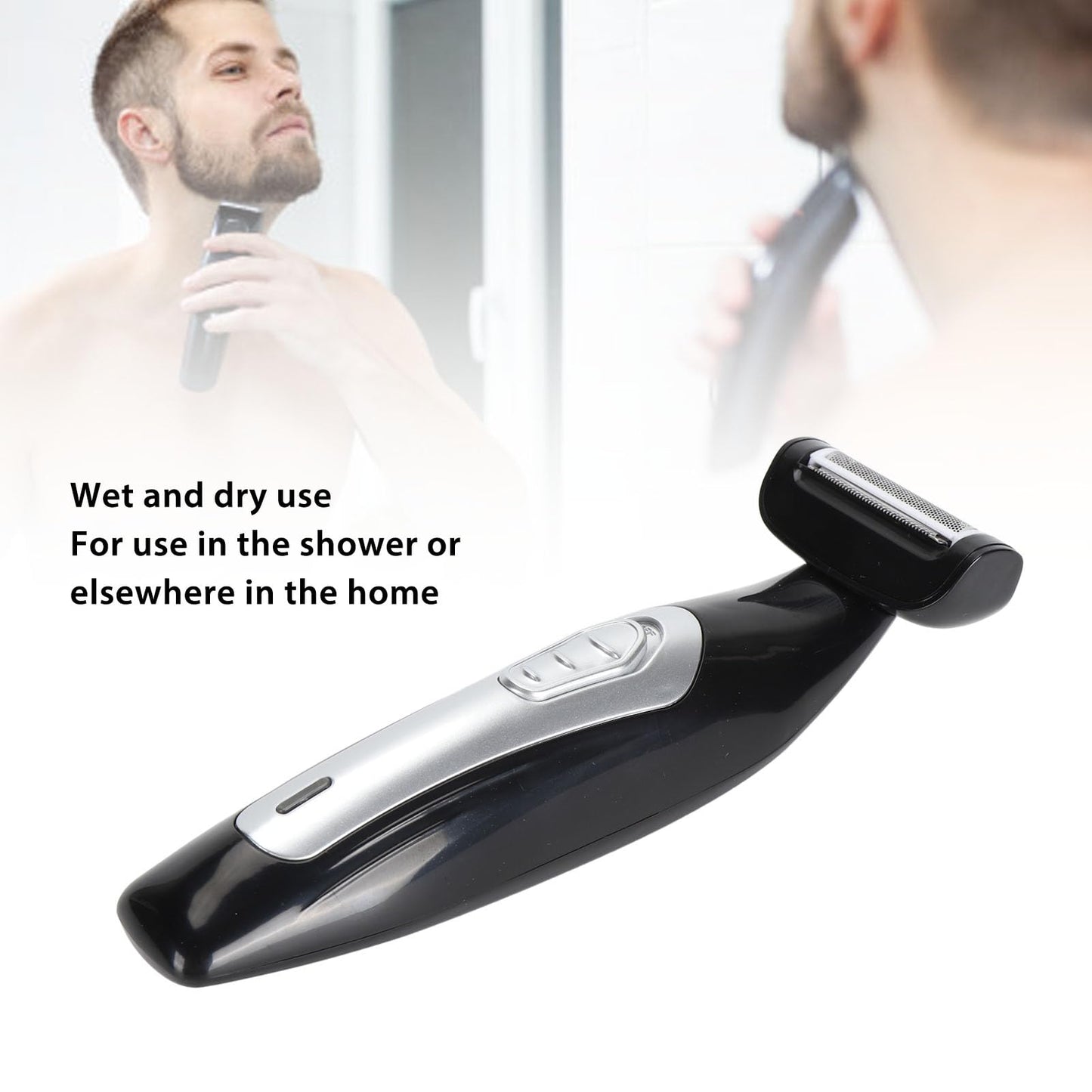 Back Shavers for Men,Non-Slip Back Hair Removal and Body Shaver,Extra-Long Detachable Handle Body Hair Trimmer ith Safety Blade,Wet or Dry Shaving