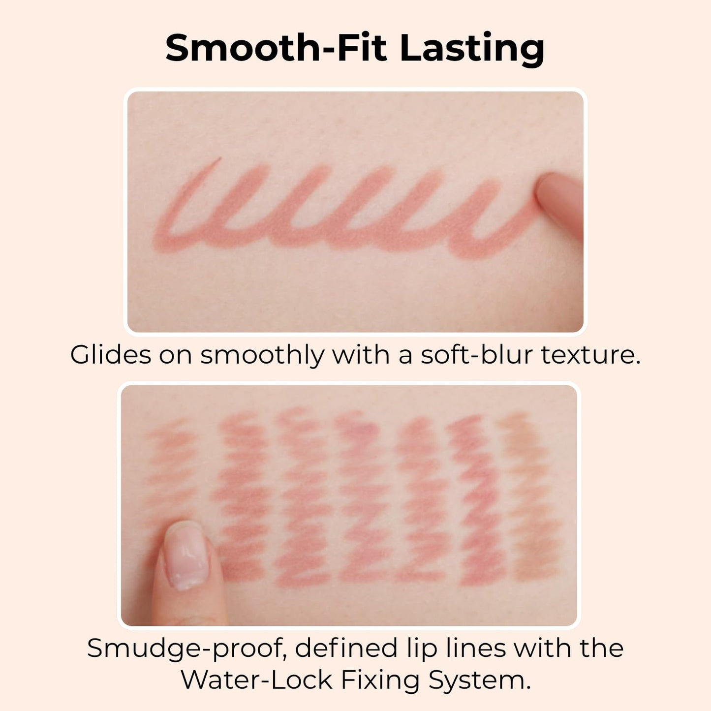 BBIA Nudy Lip Pencil - Natural Overlining & Contouring Lip Liner, Long-Lasting Smooth Velvet Finish, Multi-Use for Lip Base and Shaping, K-Beauty Precision Lip Definer Korean Makeup (05 NUDY FIG)