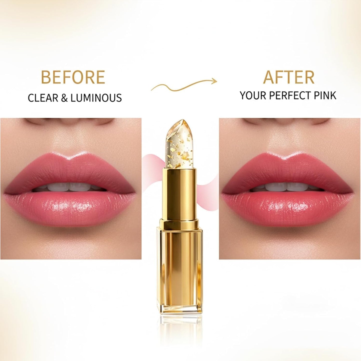Color Changing Lipstick Set | pH Adjusting Clear Lip Gloss for Long-Lasting Hydration - 2PCS, Transferproof & 8+ Hour Wear
