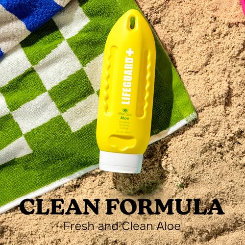 LIFEGUARD After Sun Aloe Vera Gel - Cooling, Hydrating Sunburn Relief, 8 fl oz