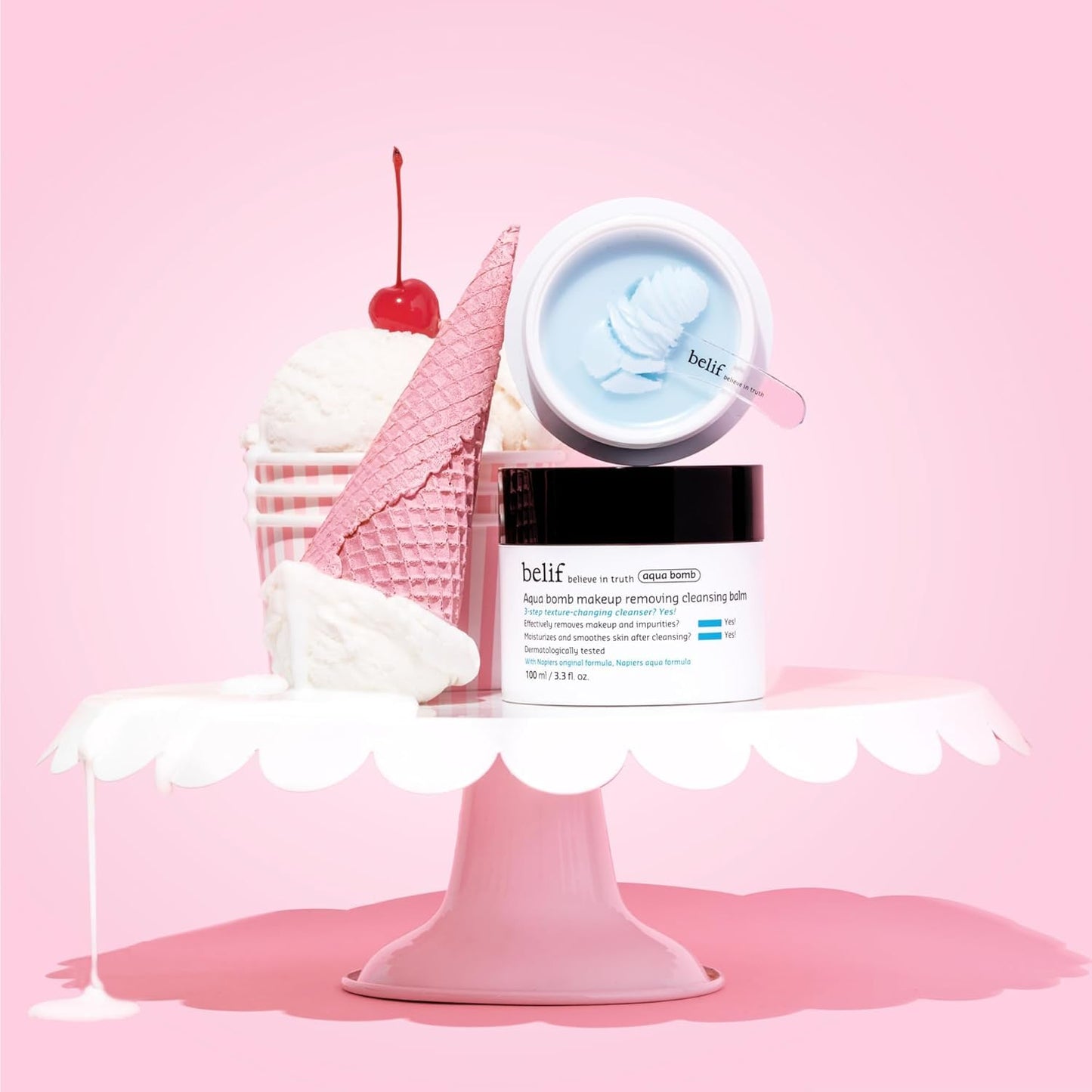 Aqua Bomb Cleansing Balm - Hydrating Makeup Remover & Deep Cleanser | 3.3 fl. oz. Balm to Oil Formula