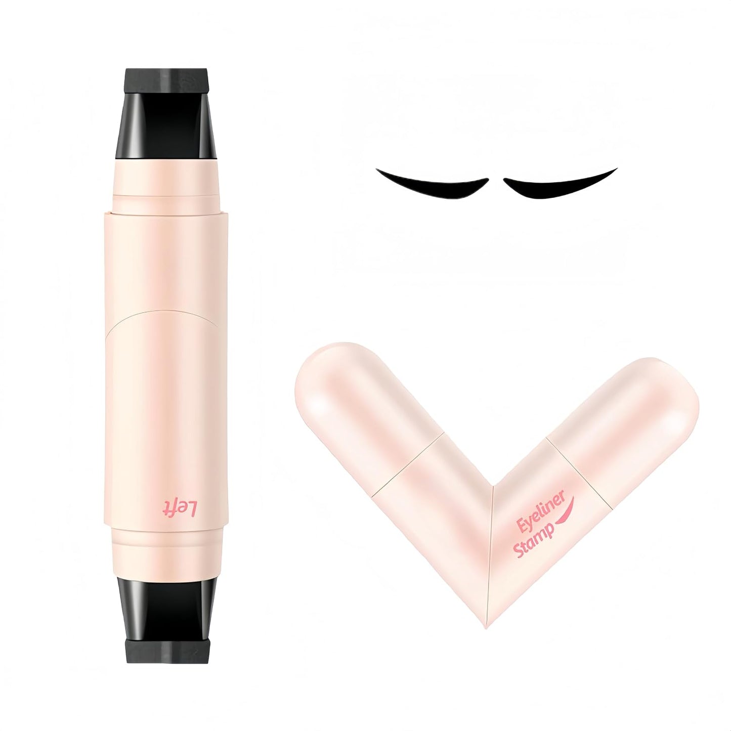 Waterproof Eyeliner Stamp - Smudge-Proof Black Eyeliner Pen for Easy Application