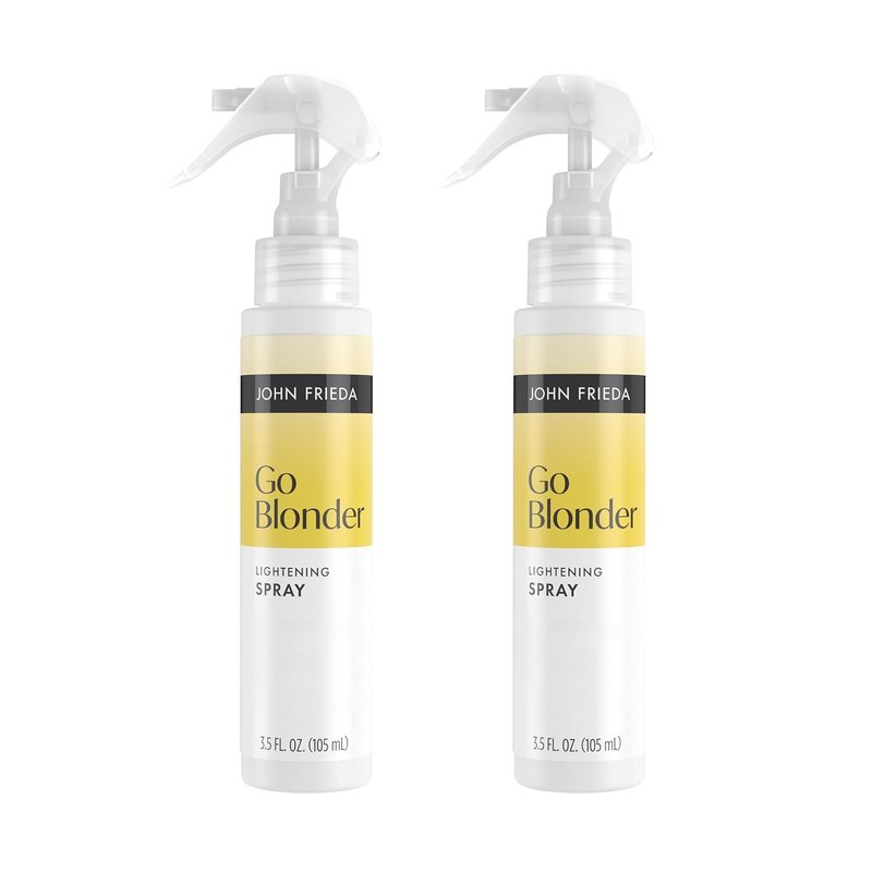 John Frieda Go Blonder Hair Lightening Spray - Brighten Blonde Hair, 3.5 fl oz | Pack of 2