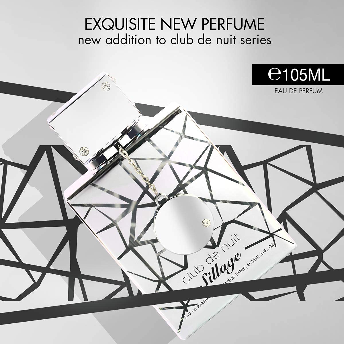Armaf Club De Nuit Sillage Unisex Eau de Parfum Spray - 3.6 Ounce | Long-Lasting Fragrance