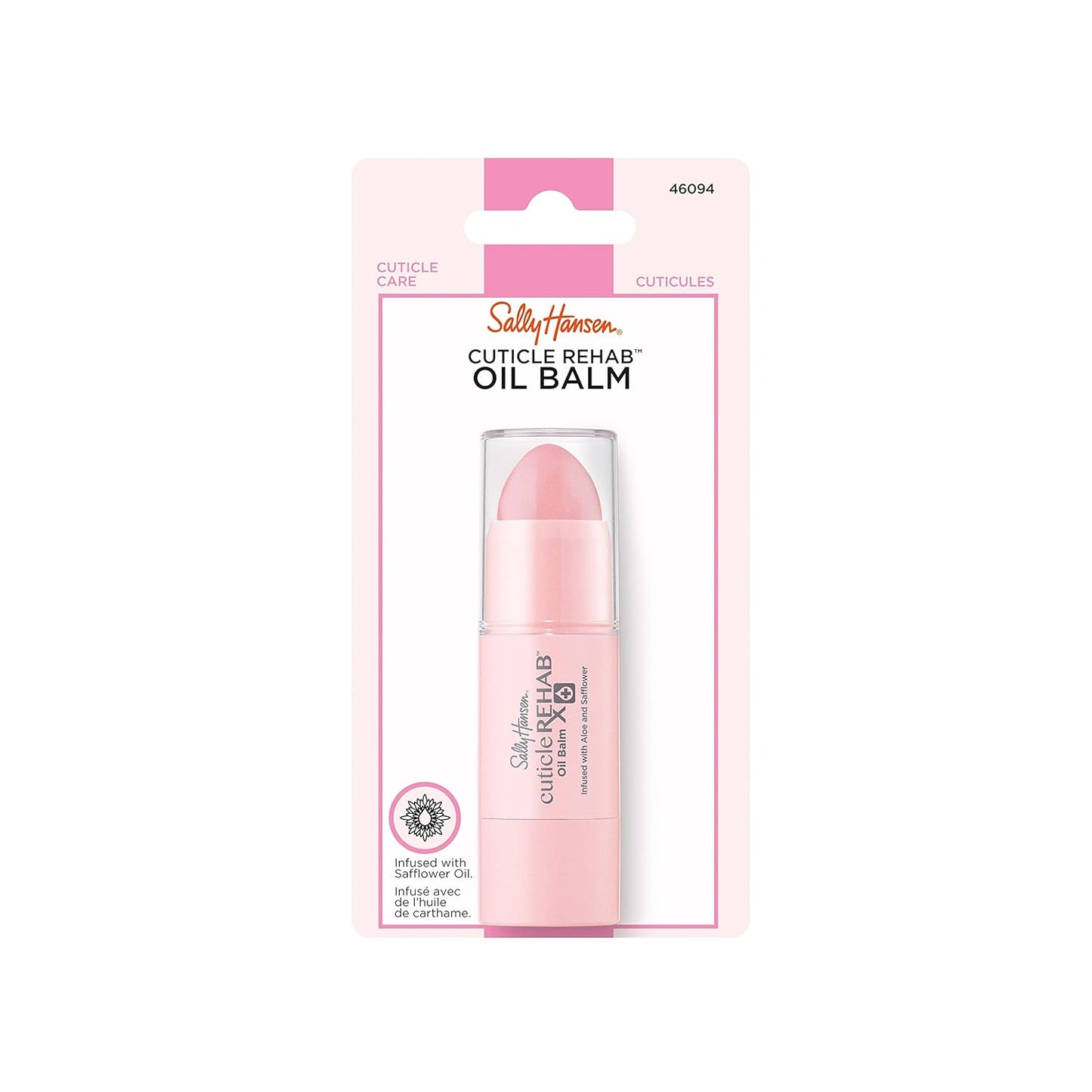 Sally Hansen Cuticle Rehab Oil Balm - Nourishing Nail Treatment with Essential Oils & Vitamin E | Hydrates Dry Cuticles