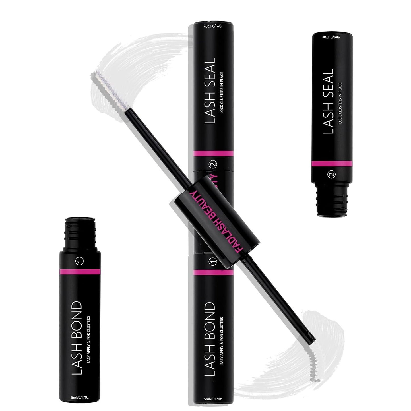 Lash Remover for Cluster Lashes - Quick-Dissolving, Gentle Formula | 5ml Clear Eyelash Extension Remover