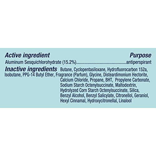 Degree UltraClear Black+White Pure Fresh Antiperspirant Dry Spray, 3.8 oz (Pack of 3)