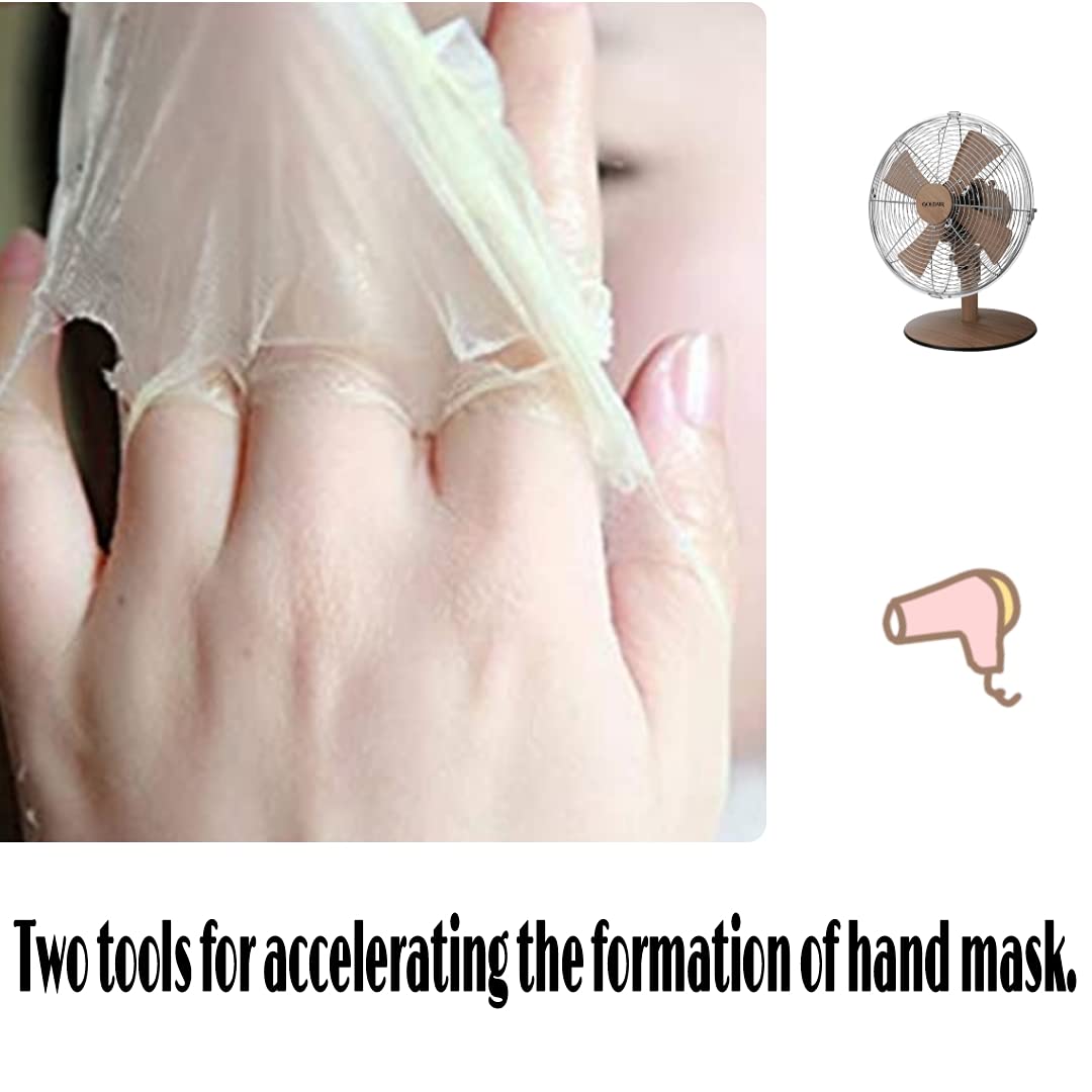 La Milee Hand Mask Milk Honey Peel Off Hand Wax Moisturizing Hydrating Nourishing Exfoliating Hand Film Hands Care paraffin110g