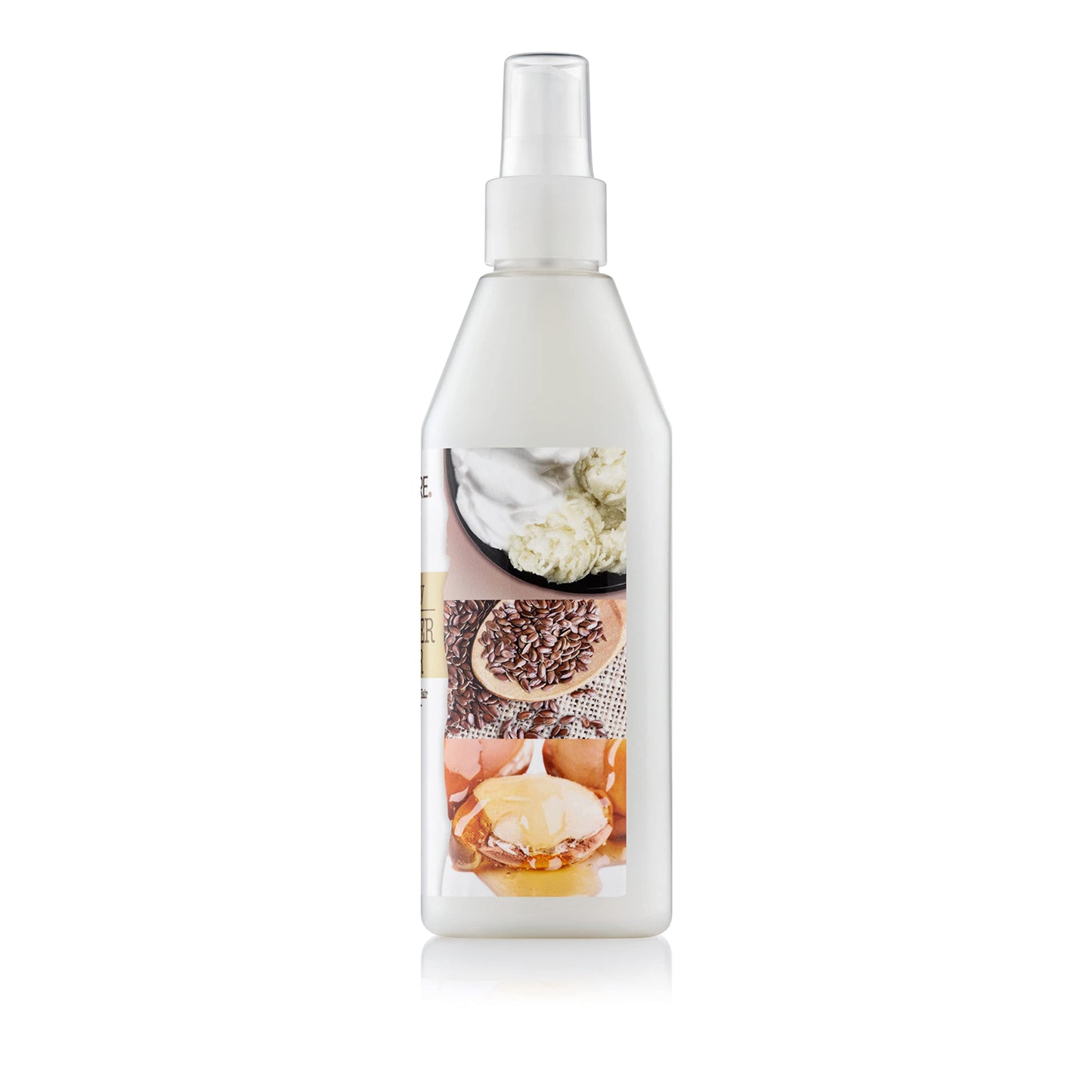 Creme of Nature Double Duty Curl Definer and Booster with Butter Blend, Flaxseed and Argan Oil, Moisturizing Anti-Shrinkage and Styling Spray for Natural Hair, 12 fl oz