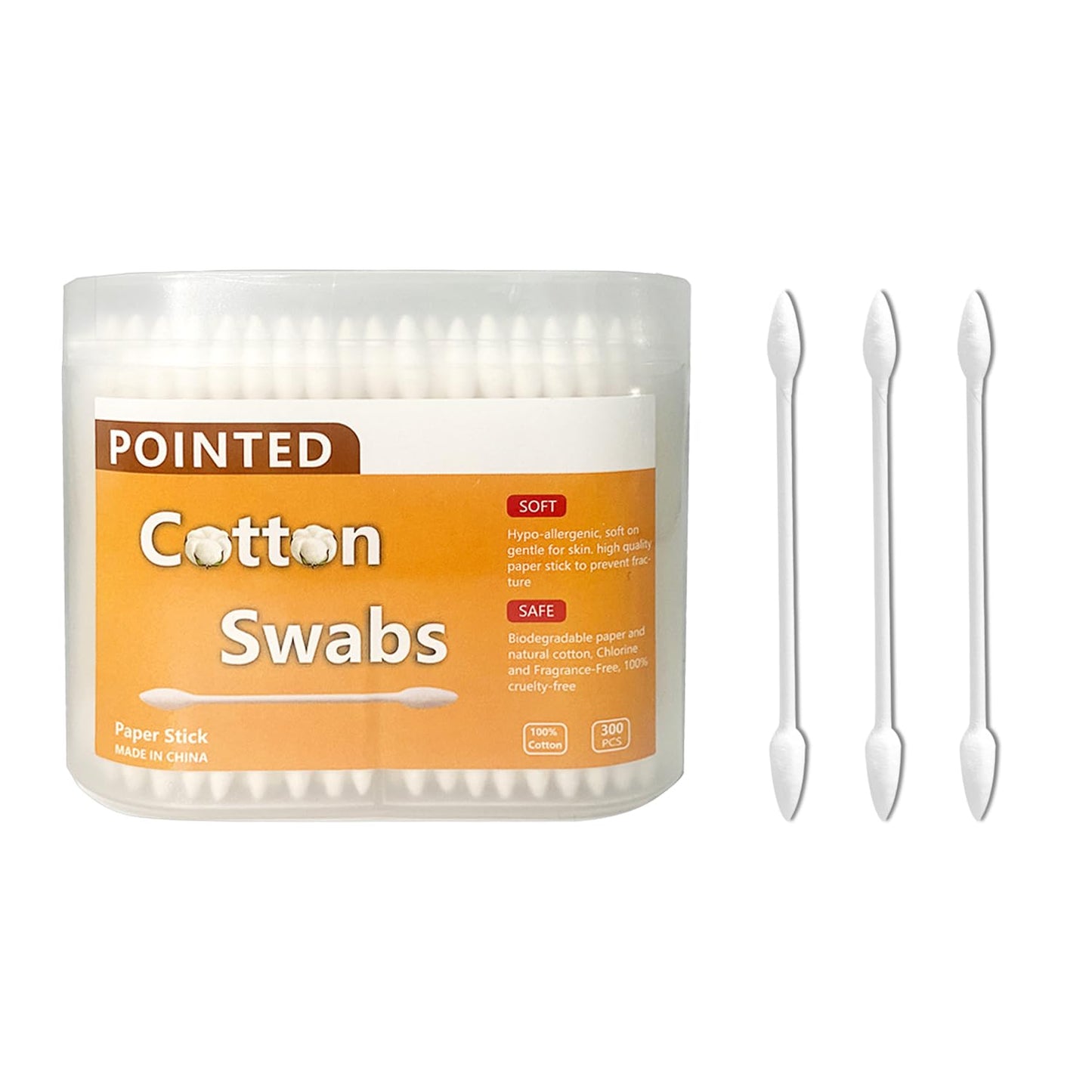 Precision Tip Cotton Swabs - Double Pointed Makeup Buds | 800 Pack