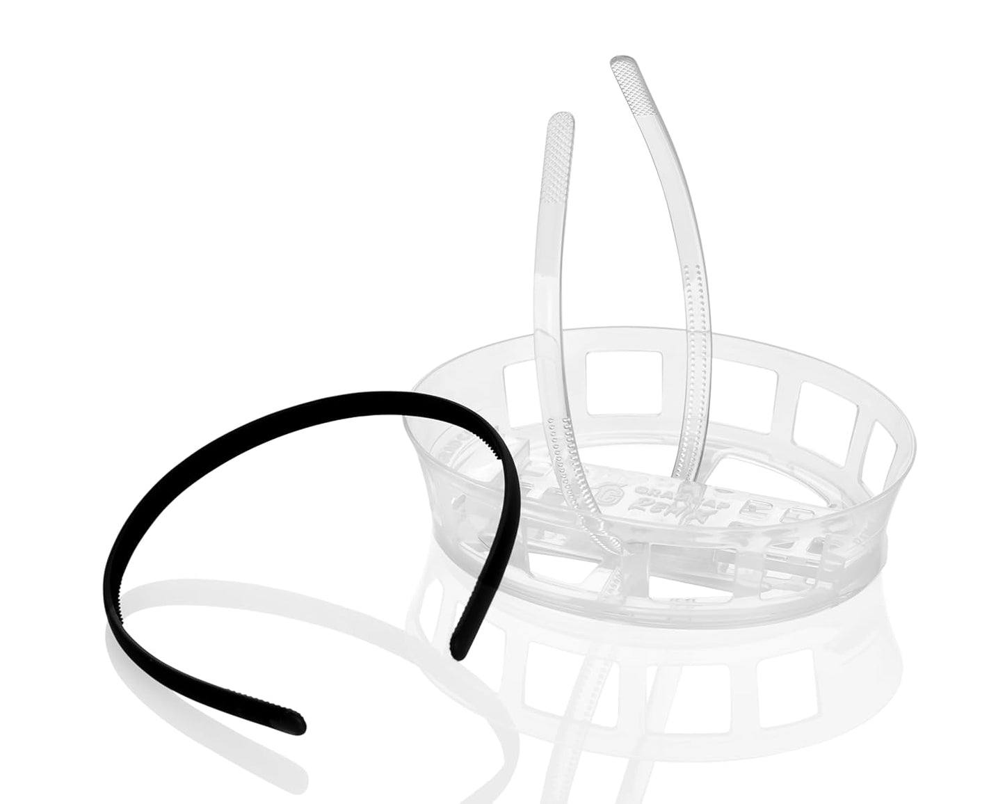 Graduation Cap Headband - Secure Your Cap & Style Your Hair | Black & Clear Options