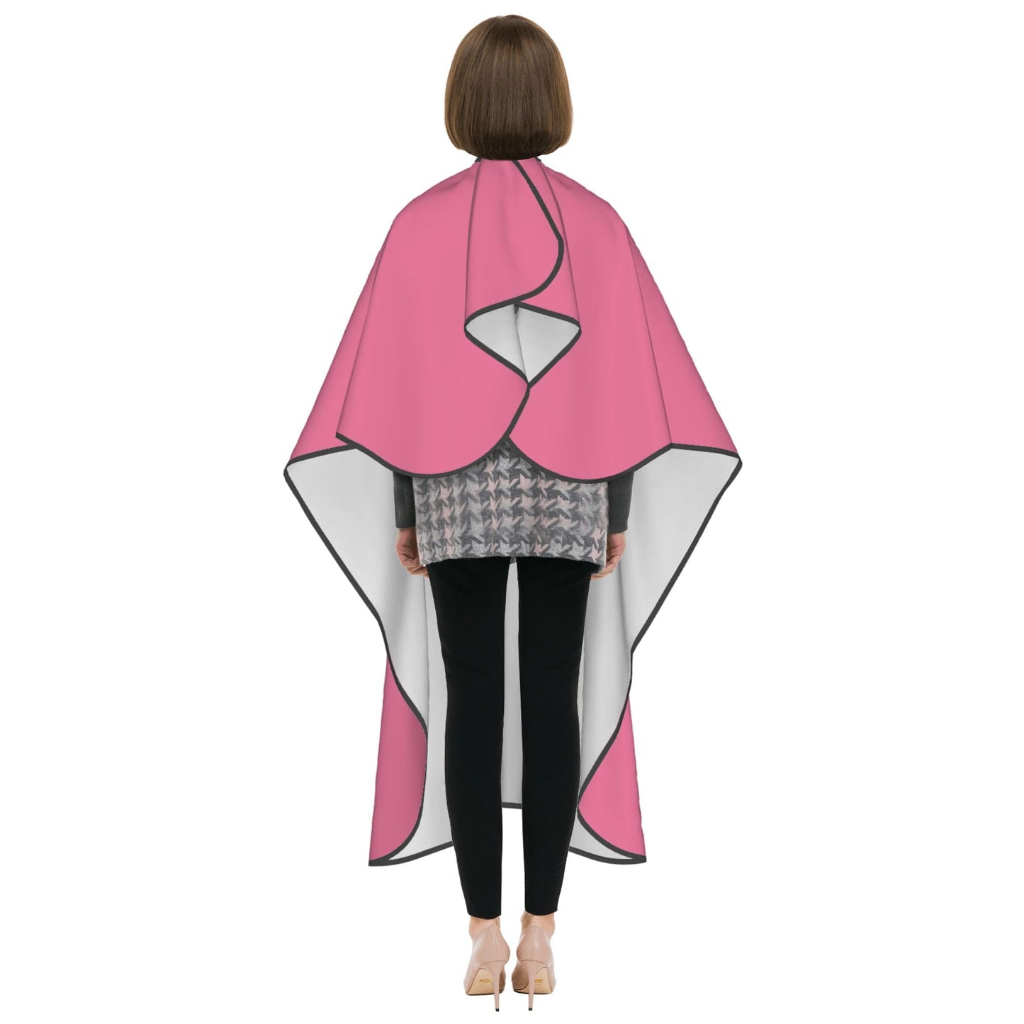 Custom Barber Cape Customized Haircut Capes Logo Text Photo Salon Hairdressing Apron for Home and Barbershop Azalea
