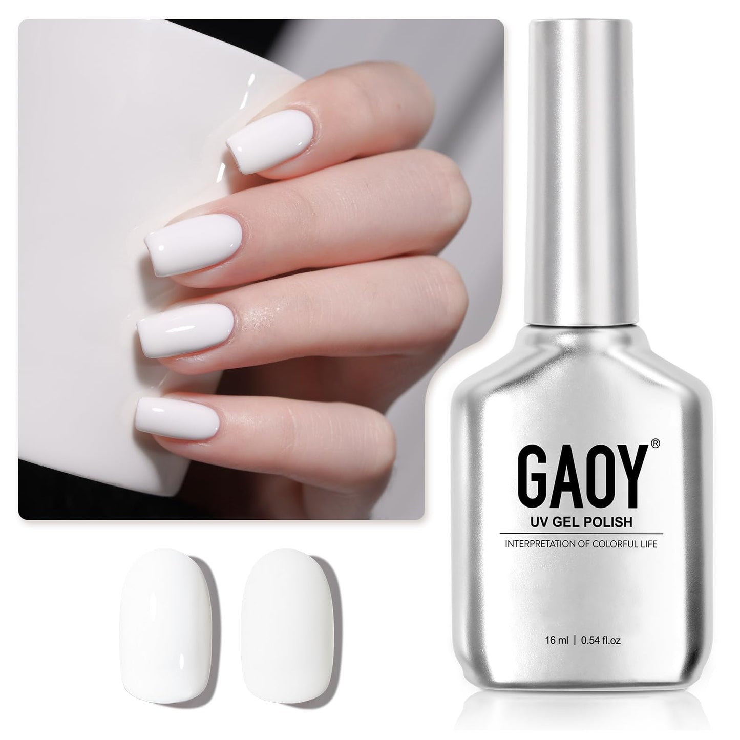 Pastel Gel Nail Polish - 16ml Pink Soak Off UV Light Cure Gel for Spring Summer | Macaron Baby Pink