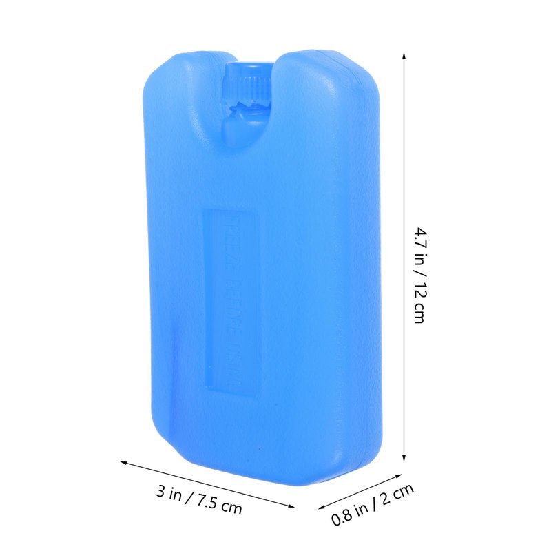 Housoutil Reusable Ice Packs, 4pcs Reusable Ice Blocks for Portable Air Conditioner Medium Freezable Cooling Packs for Evaporative Cooler Lunch Box Fan