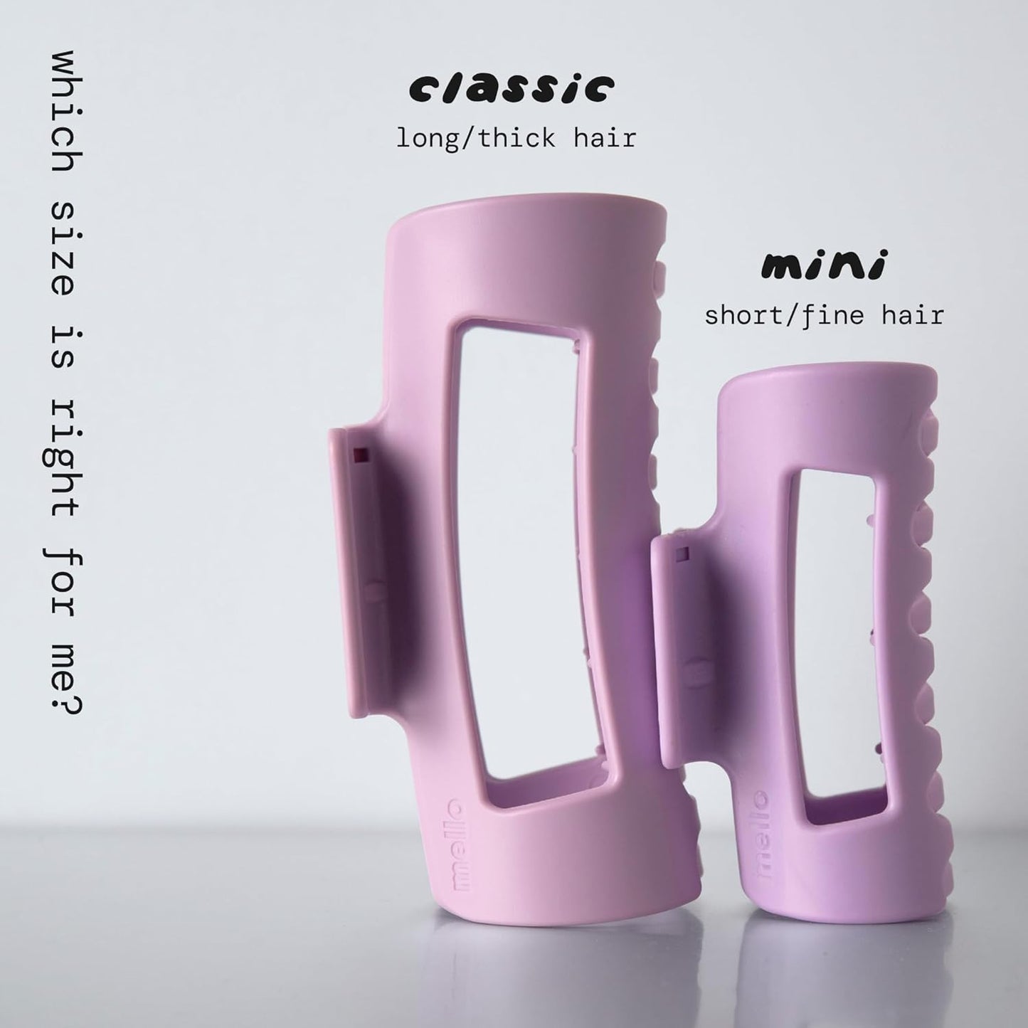 Small Hair Clip - Flexible Comfort Hair Claw for Women | Strong Hold for Thick & Thin Hair, Durable Matte Finish (Purple)