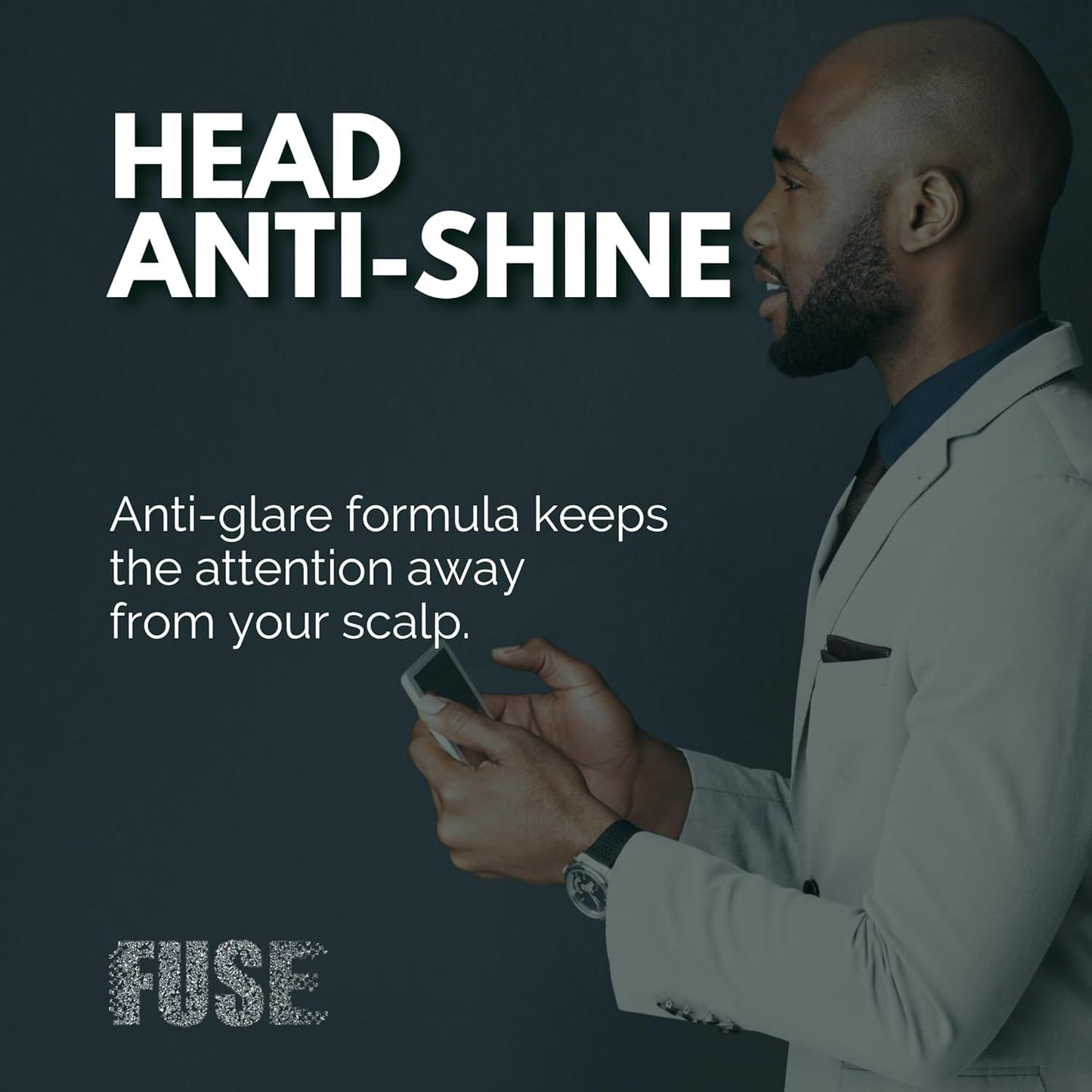 Fuse Cosmetic Pigmentation Serum - Scalp Micropigmentation Aftercare Lotion - Stops Oily Scalp - Anti Shine - All Phases of a Shaved Head - Made in USA - 4 oz