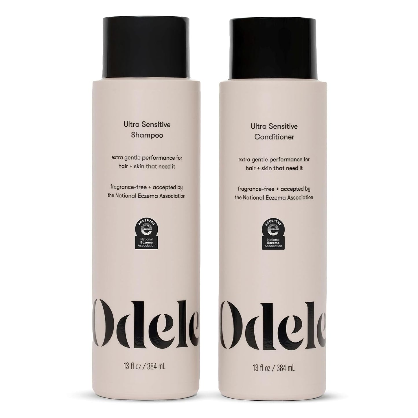 Sulfate-Free Ultra-Sensitive Shampoo & Conditioner Set - Gentle Cleansing for All Hair Types | 13 Fl Oz Each (2-Pack)