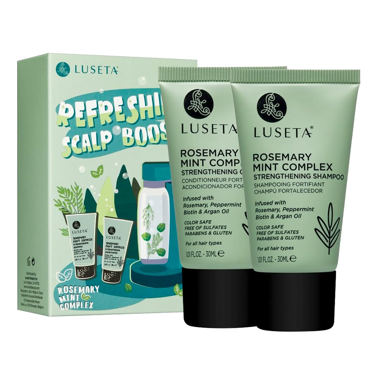 Bond Repair Shampoo & Conditioner Set for Chemically Damaged Hair - Deep Moisture & Shine | 2x16.9 oz