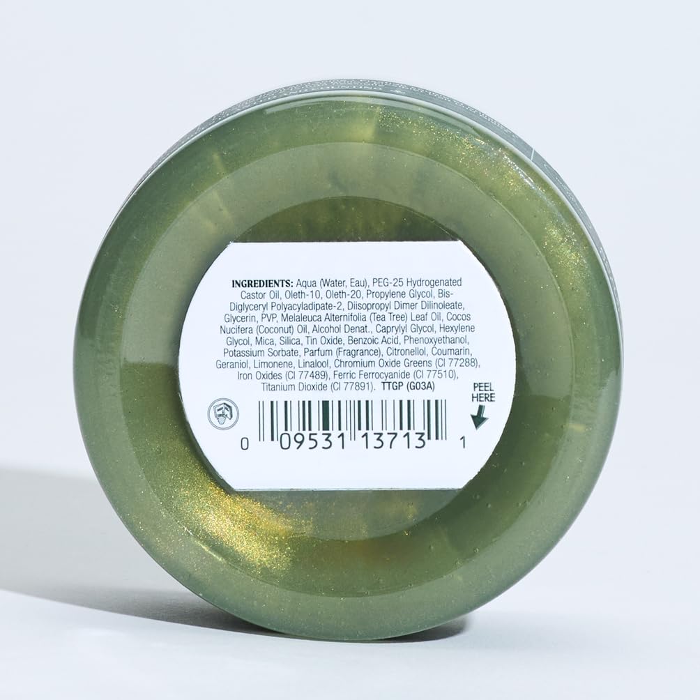 Tea Tree Grooming Pomade - Flexible Hold & Shine for All Hair Types | 3 oz - Ideal for Wavy & Curly Hair