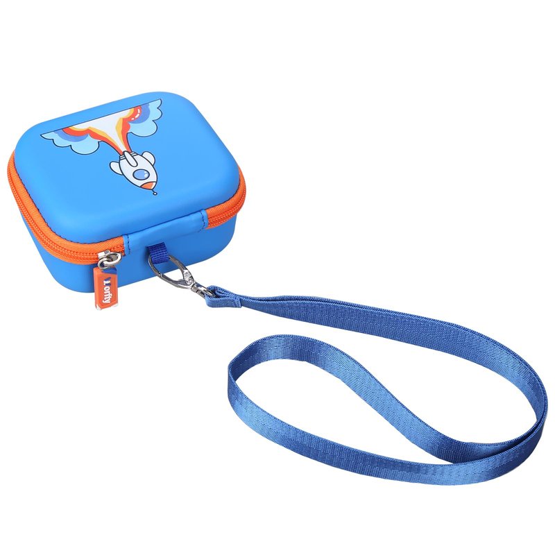 Camera Case for Seckton Upgrade Kids Selfie Camera, Case Compatible with Seckton/KOKODI/Dylanto/Goopow/Desuccus/DITUPAN/GKTZ/masterbee Digital Video Camera Toys Camcorder Storage Holder-Deep Blue