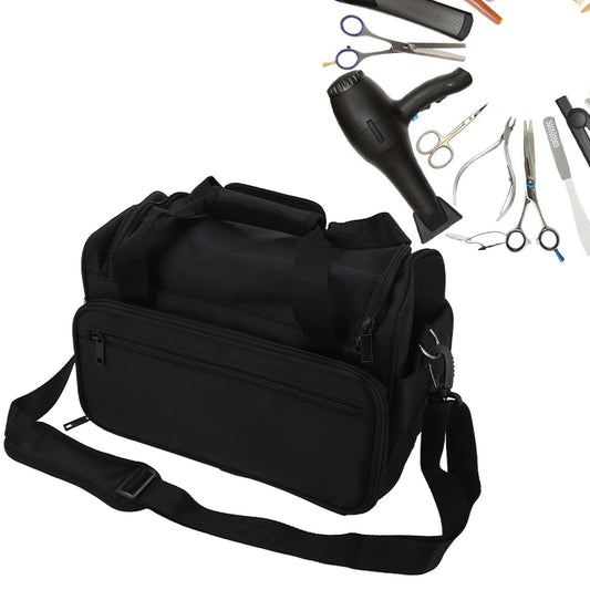 Sonew Hairdressing Tools Bag, Portable Salon Barber Handbag Makeup Cosmetics Tools Bag Scissors Comb Holder Bag Hairstyling Case Large capacity Hair Stylist Organizer for Equipment,
