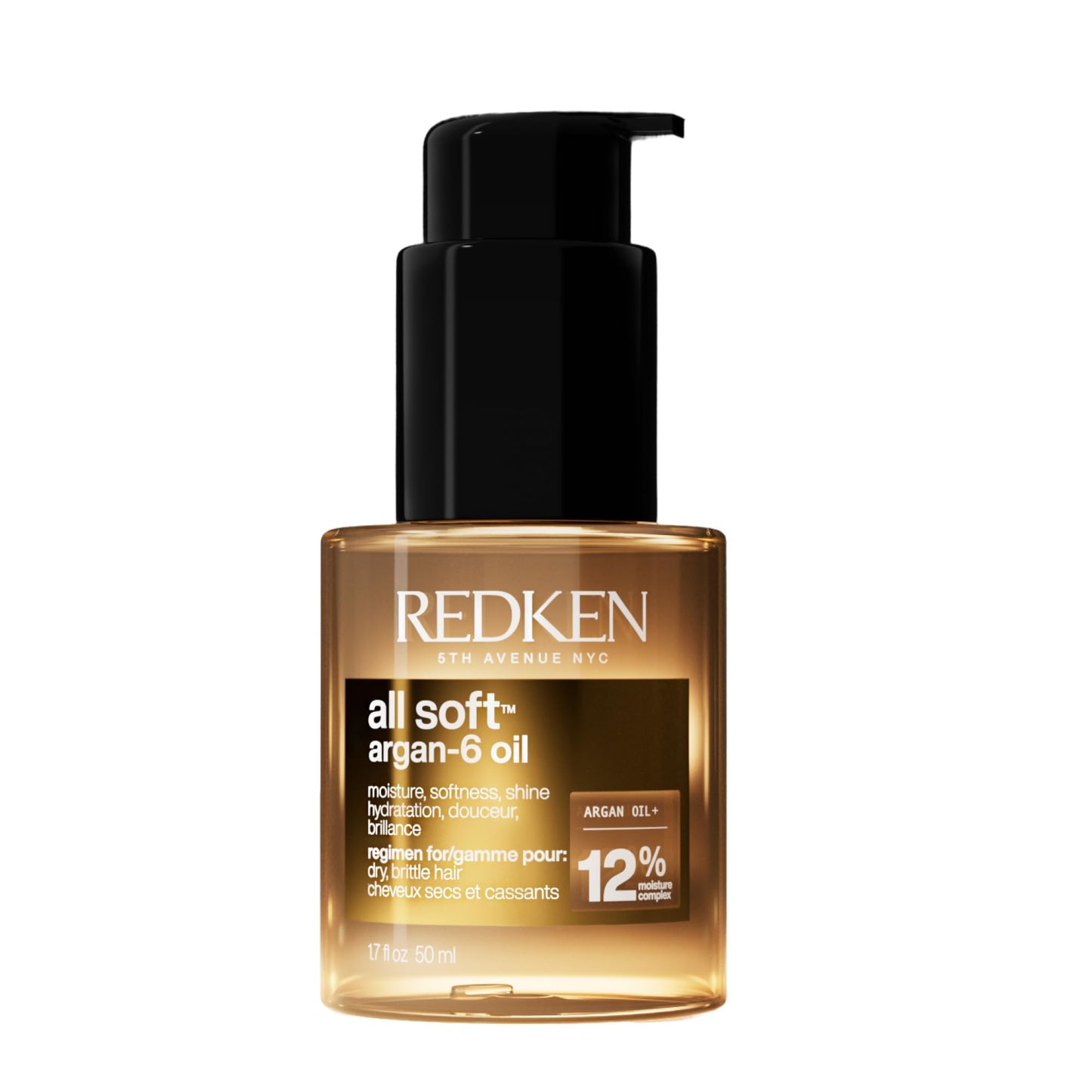 Redken All Soft Argan-6 Hair Oil – For Softness & Shine