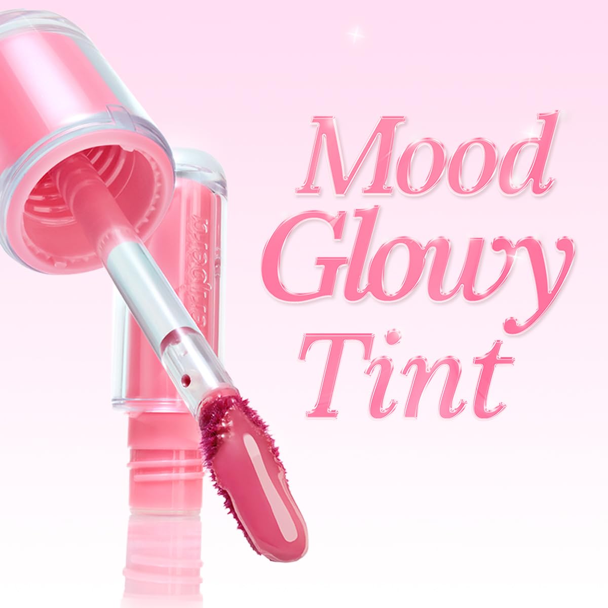 Peripera Mood Glowy Tint - Buildable K-Beauty Lip Tint for Sensitive Lips | Lightweight, Non-Sticky, 01 Tiny Strawberry