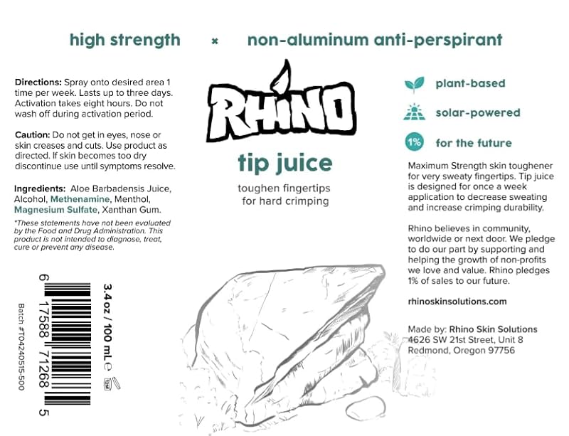 Rhino Skin Solutions Performance Cream | Aluminum-Free Antiperspirant for Hands & Feet