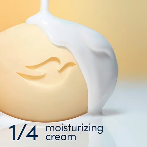 Dove Shea Butter Beauty Bar Soap 3.75 oz Pack of 8 Unscented Nourishing Skin Cleanser