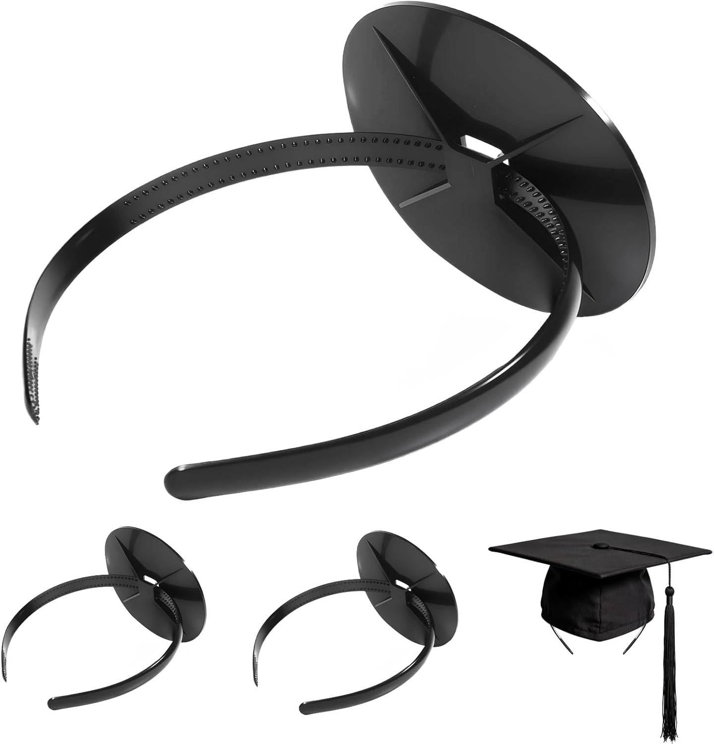 Graduation Cap Headband - Firm Anti-Fall Hairband for New Grads | Comfortable Fit for Students