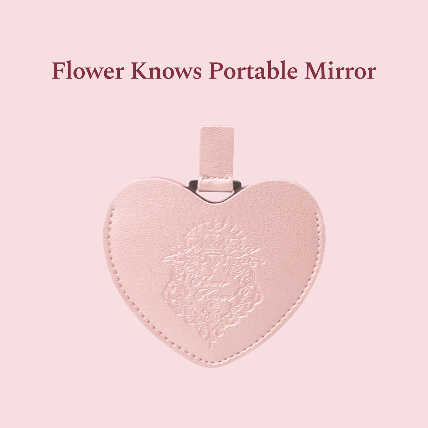 Flower Knows Strawberry Kiss Delight Set 4 Pieces Strawberry Cupid Makeup Gift Kit,Includes Lip Cream,Liquid Blush,Portable Mirror,Powder Puff,Portable Beauty for Women Girls