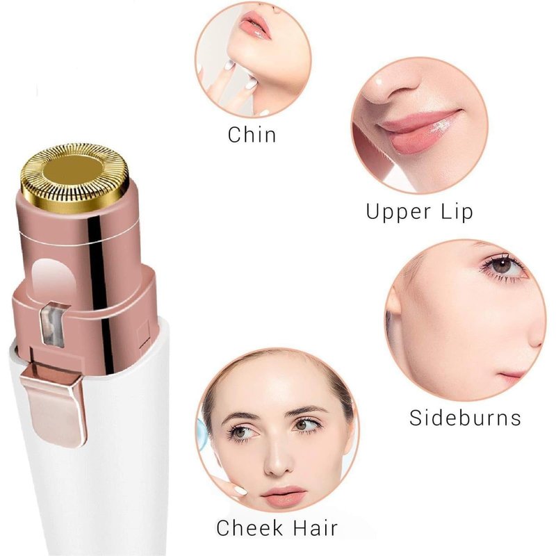 Epil Pro 3.0 Women Face Epilator - Painless Hair Remover for Face, Eyebrows, Lip, Chin, Arms, Underarms (Pink)