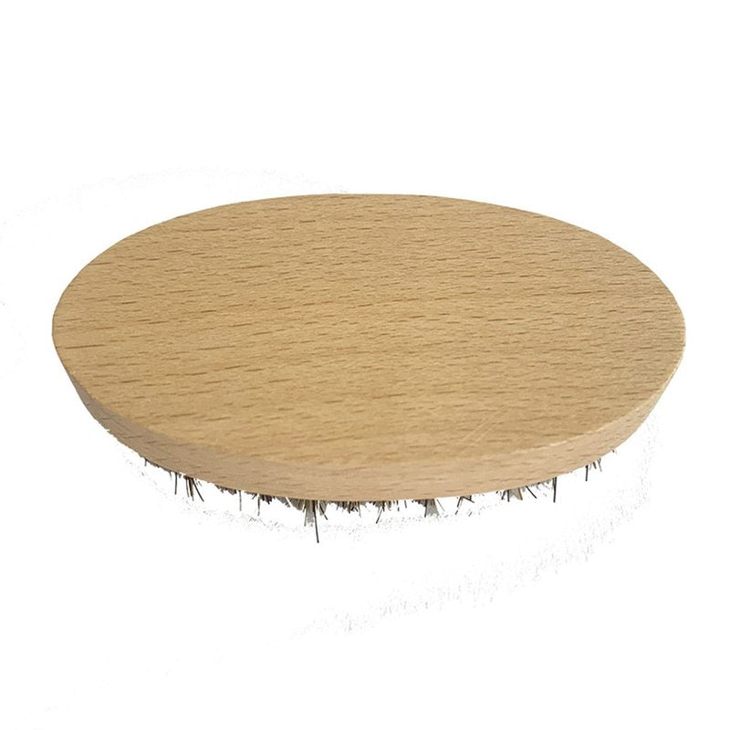 Beard Comb Oval Wood Handle Beard Grooming Brush Boar Bristle Brush Men Beard Grooming Tool For Grooming