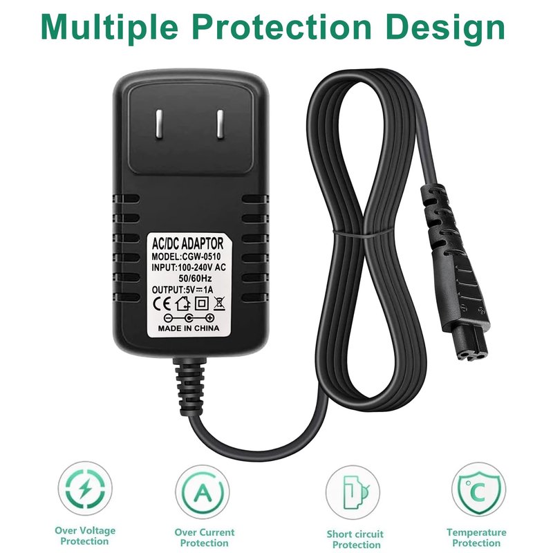 Replacement Charger for Remington Shaver HC4250 HC5870 PF7500 PF7600 PG6250 PG6255 PG6170 PG6171 XR7000 XF8550 XF8700 XR1400 XR1430 HC5950, 5V Trimmer Charging Cord for Remington Razor
