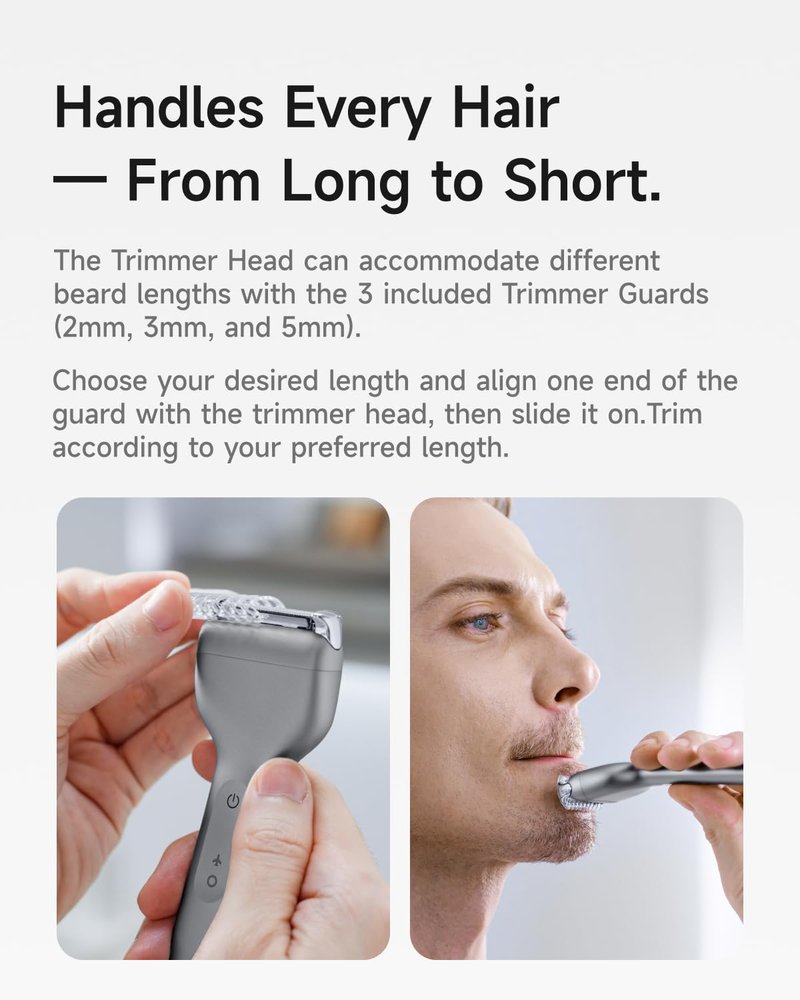 Laifen T1 Pro Electric Shaver Replacement Trimmer Head (Space Gray Aluminum Alloy)