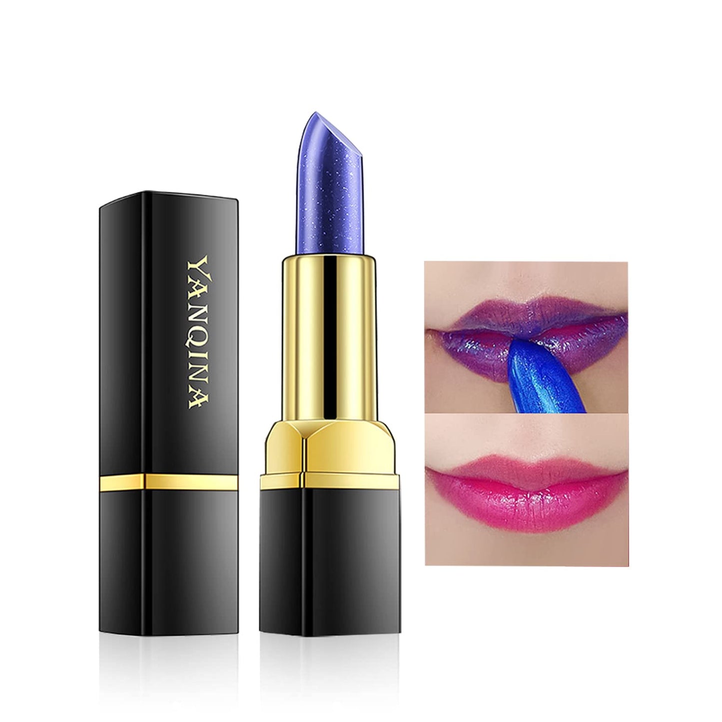 Color Changing Lipstick - pH Adjusting Transfer Proof Formula | Moisturizing Glossy Shine, Hydrating Lip Balm for Women