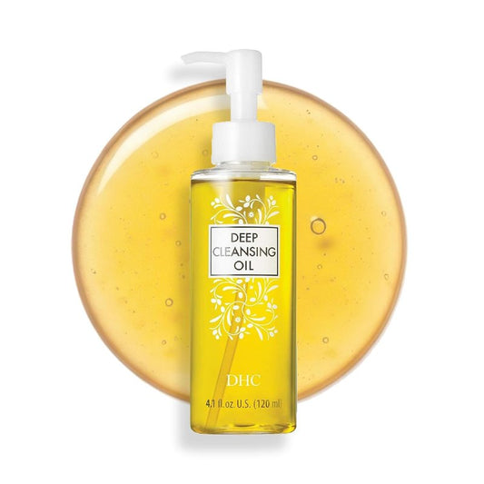 DHC Deep Cleansing Oil - Makeup Remover for All Skin Types | 4.1 fl. oz. Residue-Free Formula