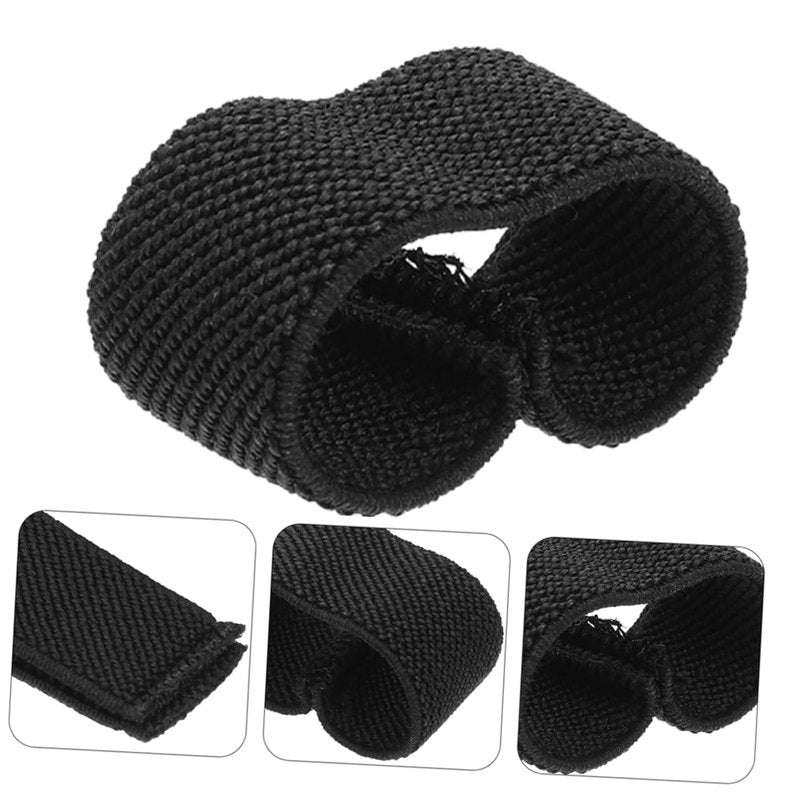 POPETPOP 8Pcs Elastic Belt Keepers for Men Heavy Duty Belt Accessories Soft Strap Retainer Loop for Duty and Casual Belts