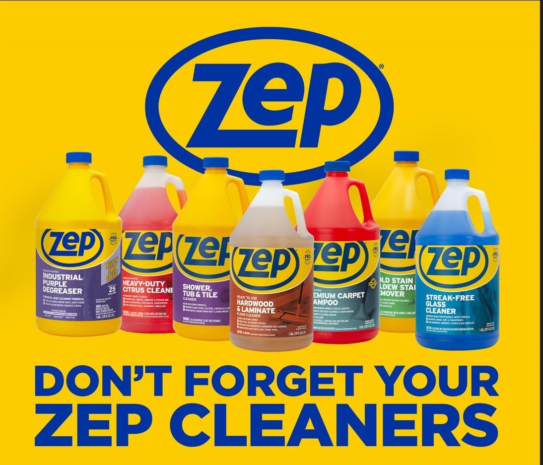 ZEP Professional Spray Bottle - 32 oz Adjustable Nozzle | Fine Mist & Powerful Spray, Refillable (Pack of 3)