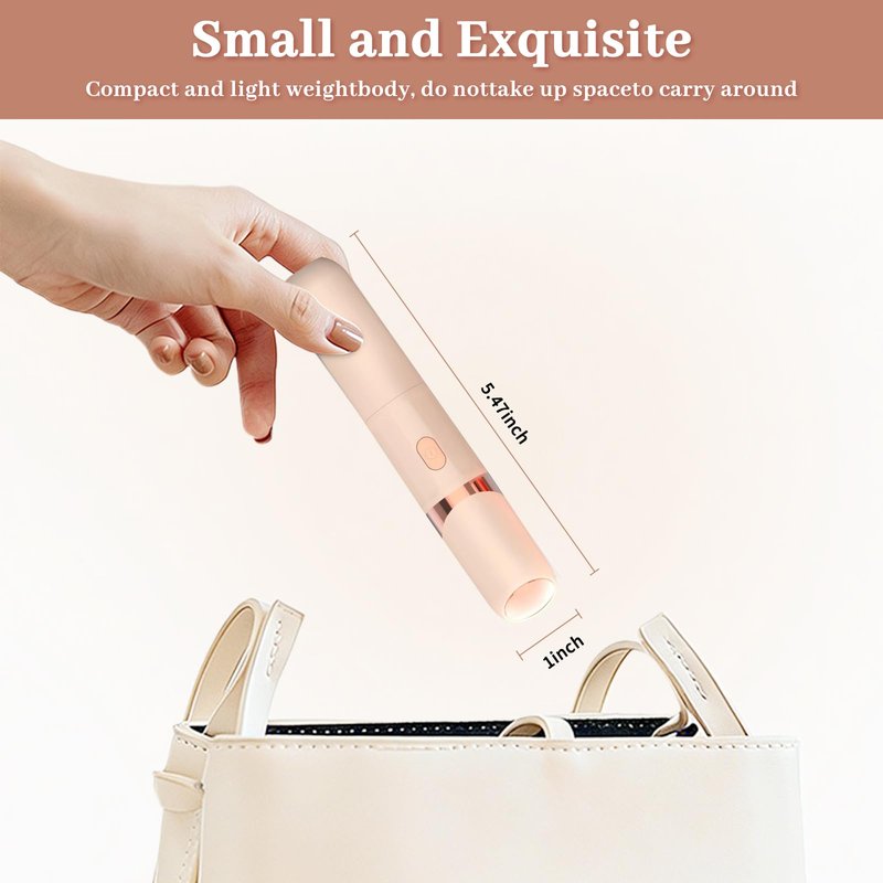 Women Face Epilator,2-in-1 Dual Head Gentle Face Razor with Built-in LED Light Precision Perfect for Lips,Upgrades Rechargeable Electric Hair Removal Device,Chin,Neck,Leg,Arms and Cheeks