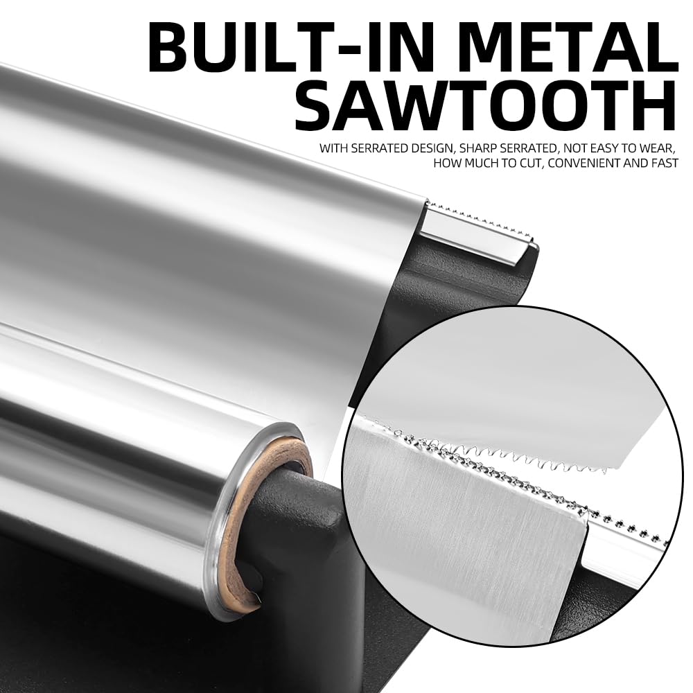 Highlighting Foil Dispenser, Salon Tool for Efficient Aluminum Foil Cutting and Hair Foil Applications, Dispenser Foil Cutting Tool Silver Foil for Salon Barber