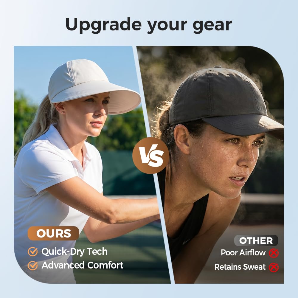 UPF Sun Protection Baseball Hat for Women, 2026 World Cup Lightweight Sun Visor Hat, Sun Visor Hat for Soccer Fan Outdoor Cap (Black)