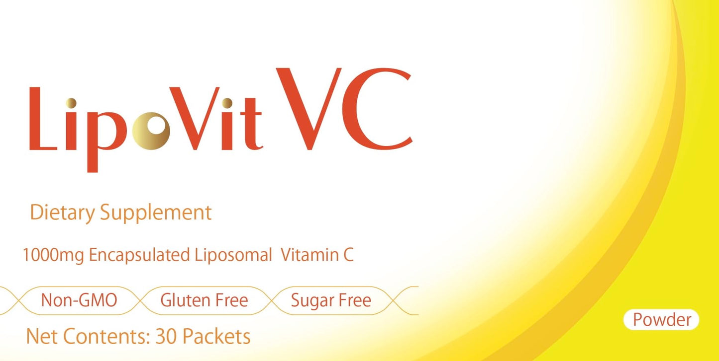 LipoVit VC/Liposomal Vitamin C/Japan Made/Vitamin C 100omg per Sachet